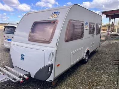 Knaus Sudwind 450FU 2005 ,mover, voortent en fietsenrek, Caravans en Kamperen, Caravans, Vast bed, Rondzit, Particulier, Knaus