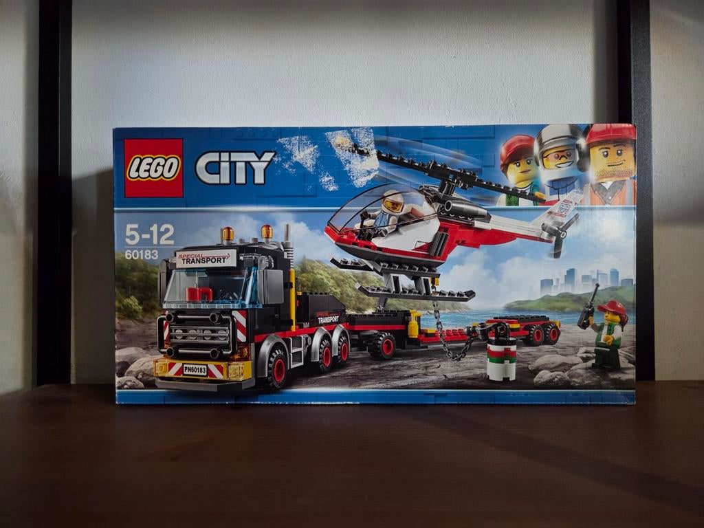 Lego City 60183 Zwaar Transport met Helikopter, City, Lego, Nieuw, Ophalen of Verzenden