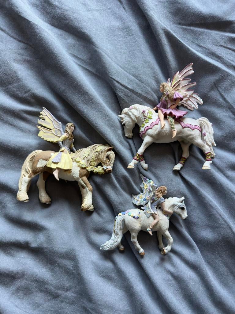 schleich paard met fee, Ophalen of Verzenden, Zo goed als nieuw