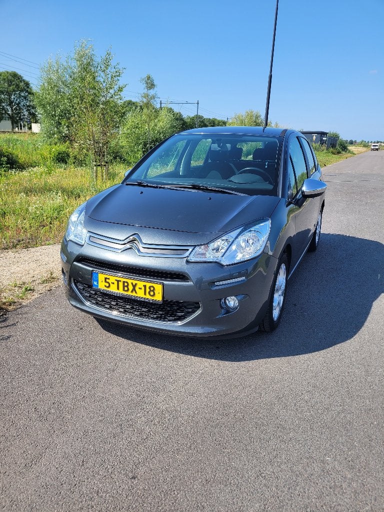 Citroën C3 1.2 VTI 60KW/82PK 2014 Grijs, Auto's, Citroën, Stof, 31 €/maand, 1199 cc, Origineel Nederlands