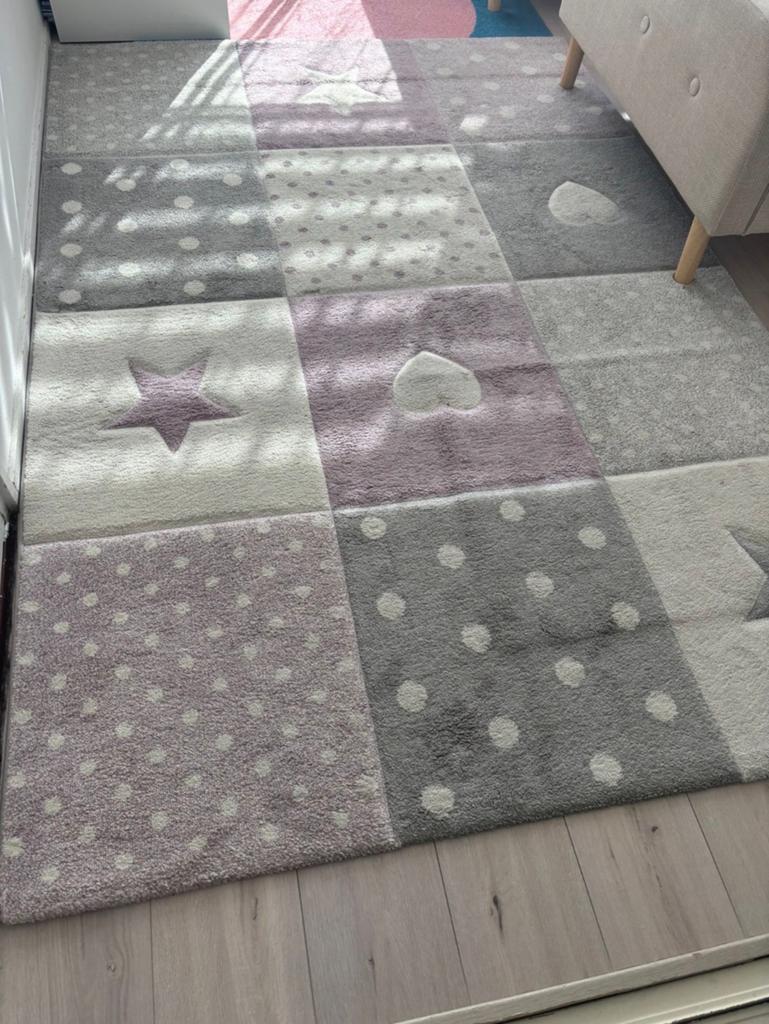 Kamer vloerkleed - Schoon, rook- en huisdiervrij, Ophalen of Verzenden, Zo goed als nieuw, 200 cm of meer, Grijs