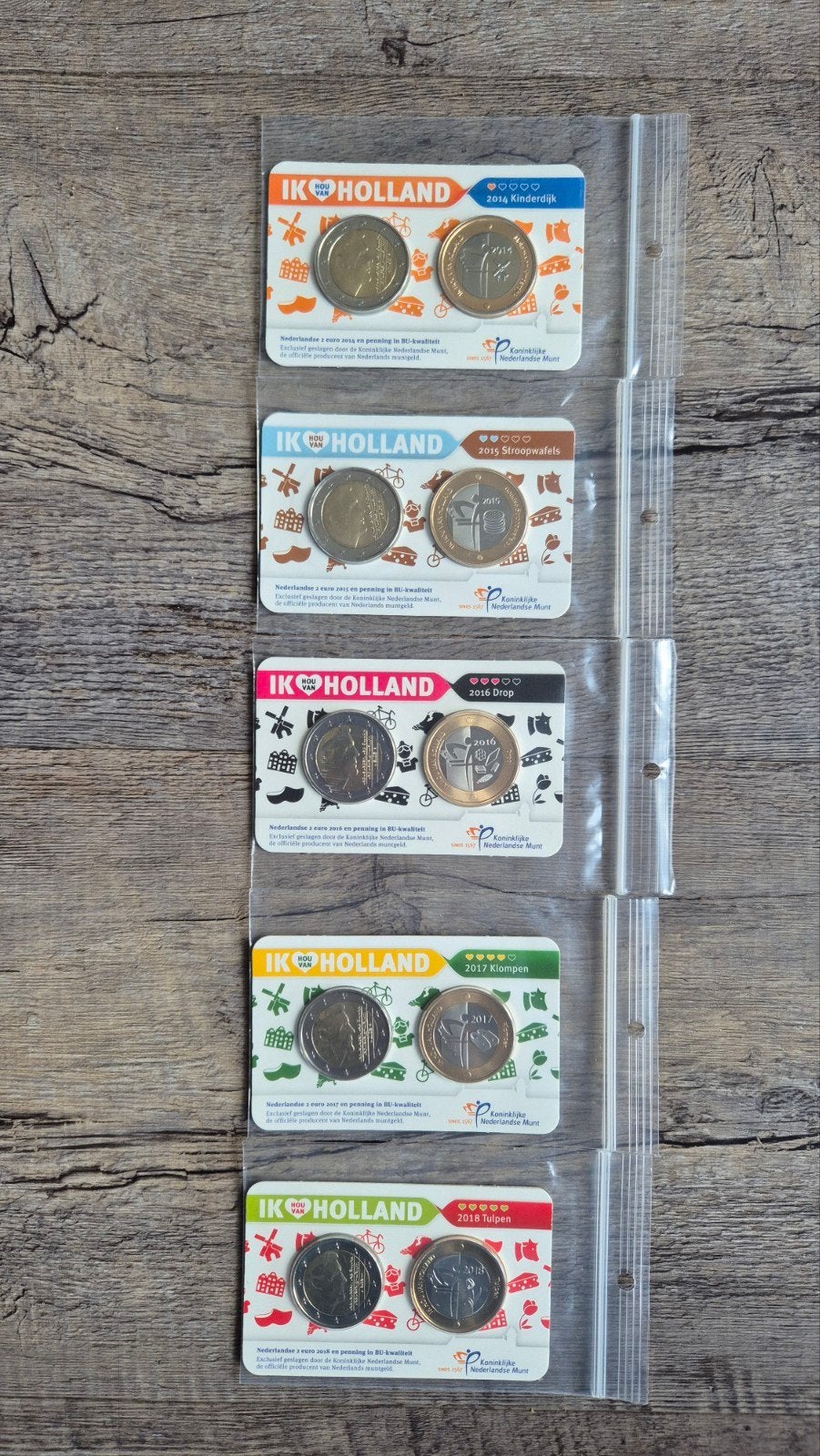 82x Coincards en Penningen Collectie, Ophalen of Verzenden, Nederland en Buitenland, Munten