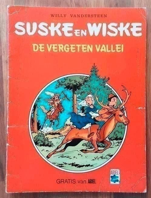 Suske en Wiske - De vergeten vallei - Willy Vandersteen 1981, Eén stripboek, Ophalen of Verzenden, Gelezen