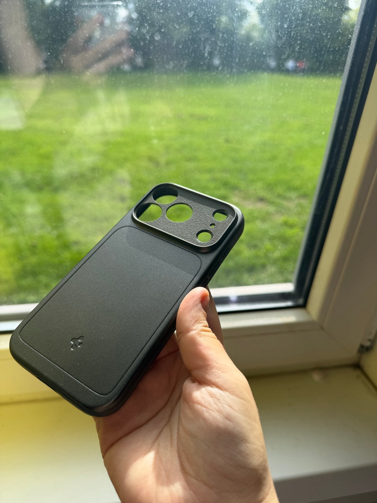 Nee hoesje Spigen iPhone 17/18 Pro, Telecommunicatie, Kunststof, Zwart, MagSafe, Overige merken