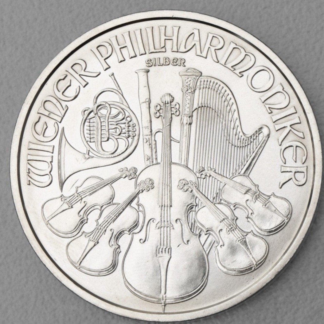 Philharmoniker zilver bullion, Postzegels en Munten, Penningen en Medailles, Ophalen of Verzenden