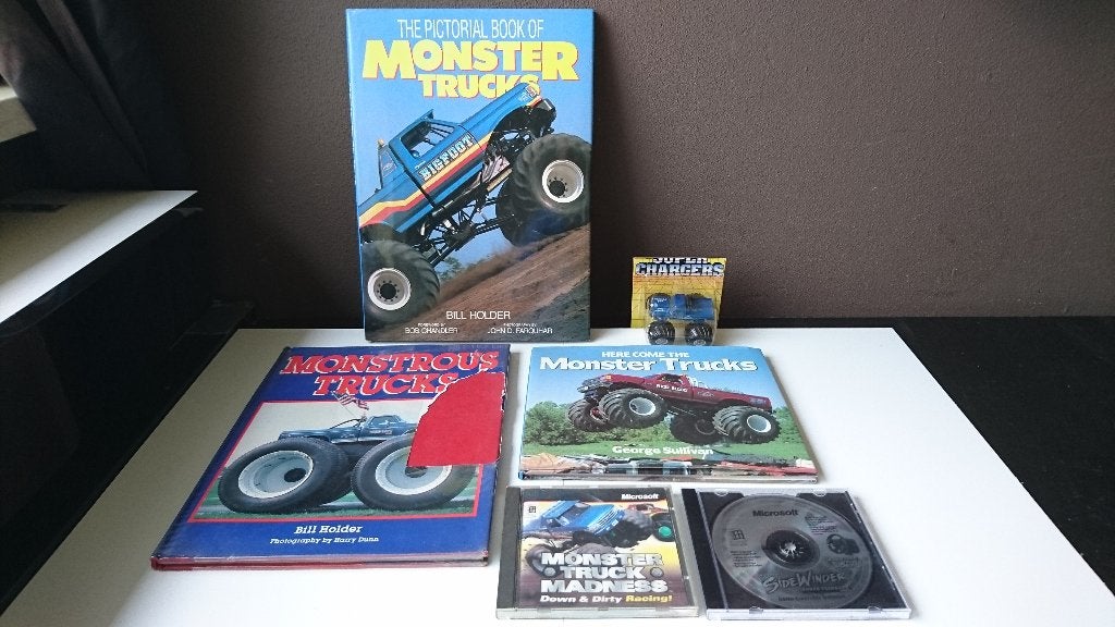 monster trucks monster truck, Bill Holder en George Sullivan, Ophalen of Verzenden, Zo goed als nieuw, Overige merken