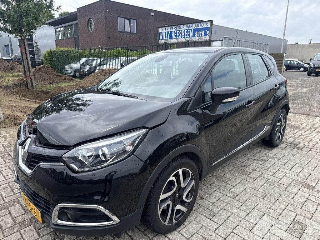 Renault Captur 1.2 AUTOMAAT DYNAMIQUE 94252 KM BOUWJAAR 2014, Auto diversen, Schadeauto's, Automaat, Renault, Zwart, Benzine