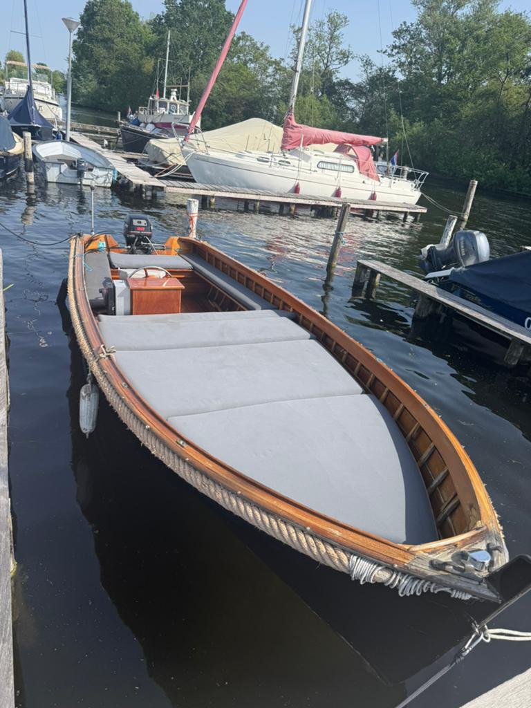 Sloep montisola, Watersport en Boten, Sloepen, Ophalen of Verzenden, Zo goed als nieuw, Hout, Buitenboordmotor