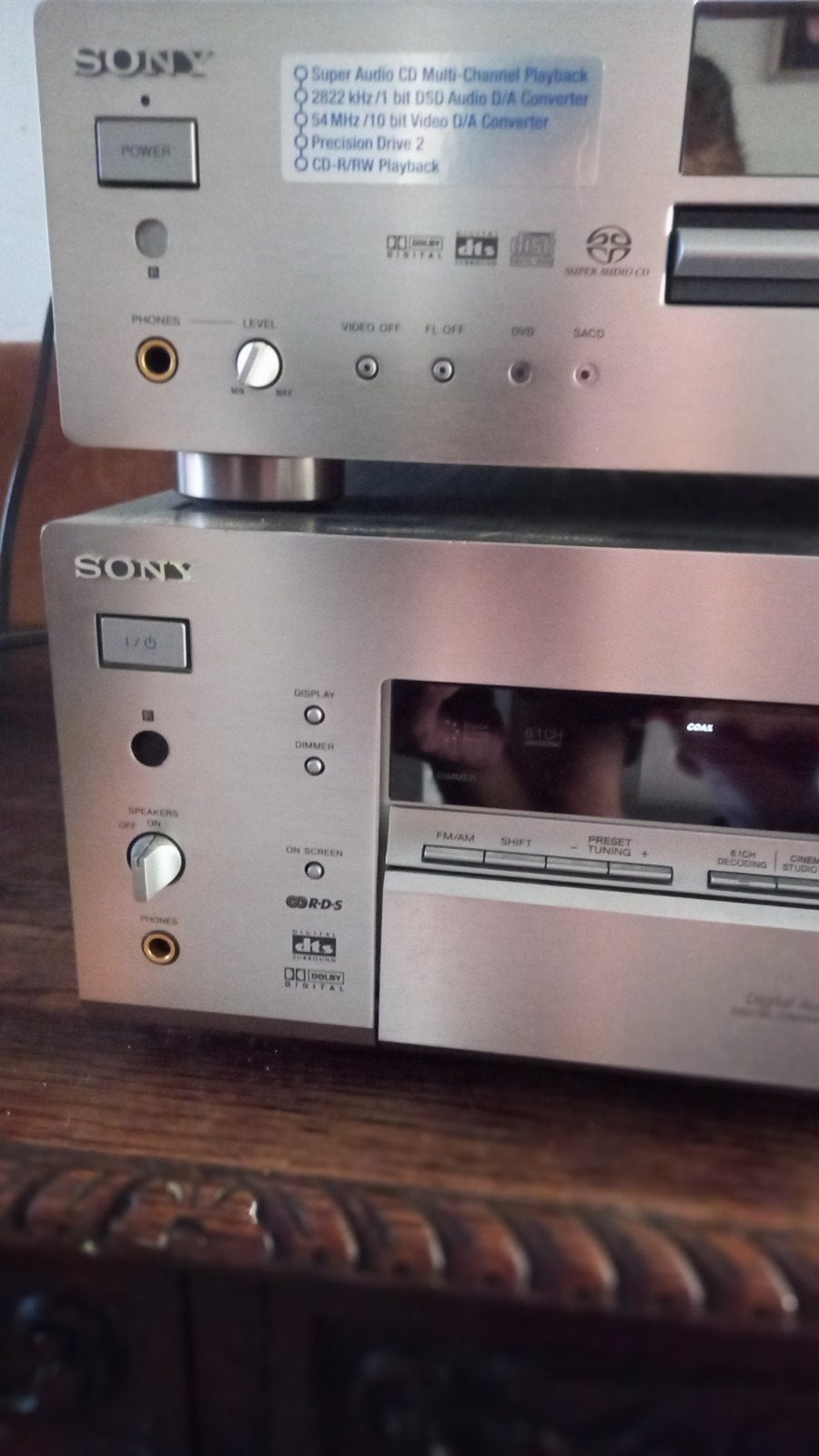 Sony DVD/SACD-speler en AV-receiver set, Ophalen of Verzenden