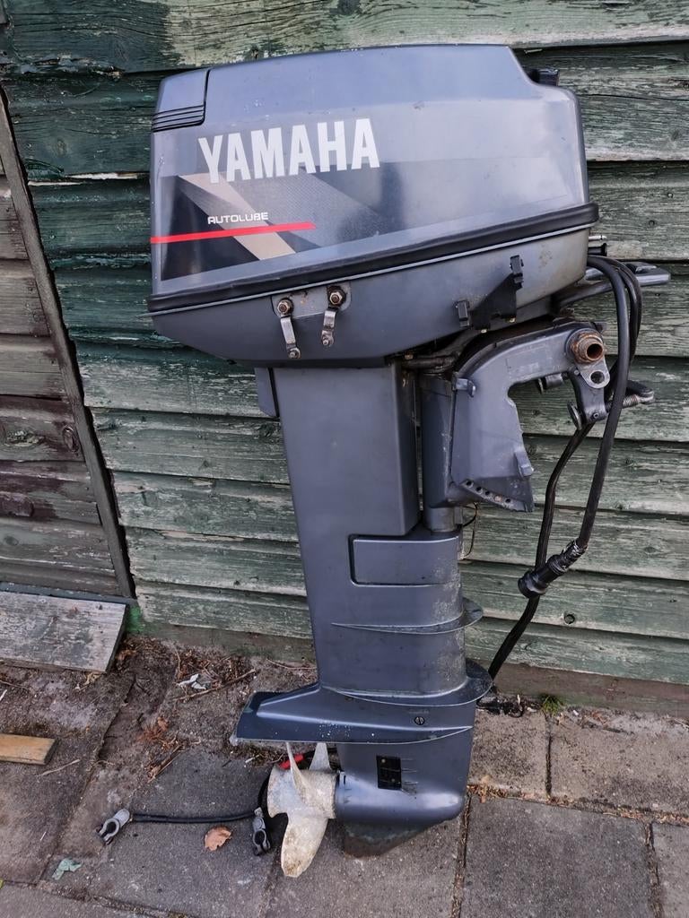 Yamaha 20 pk autolub langst. elekt.gest. voor loop of sloop!, Watersport en Boten, Buiten- en Binnenboordmotoren, Gebruikt, Benzine
