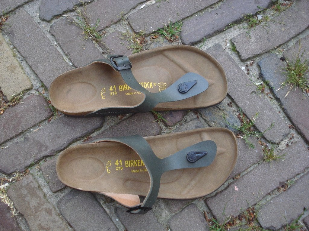 BIRKENSTOCK GIZEH GROEN 41,  GRATIS VERZENDING PER POST, Slippers, Verzenden, Nieuw, Groen