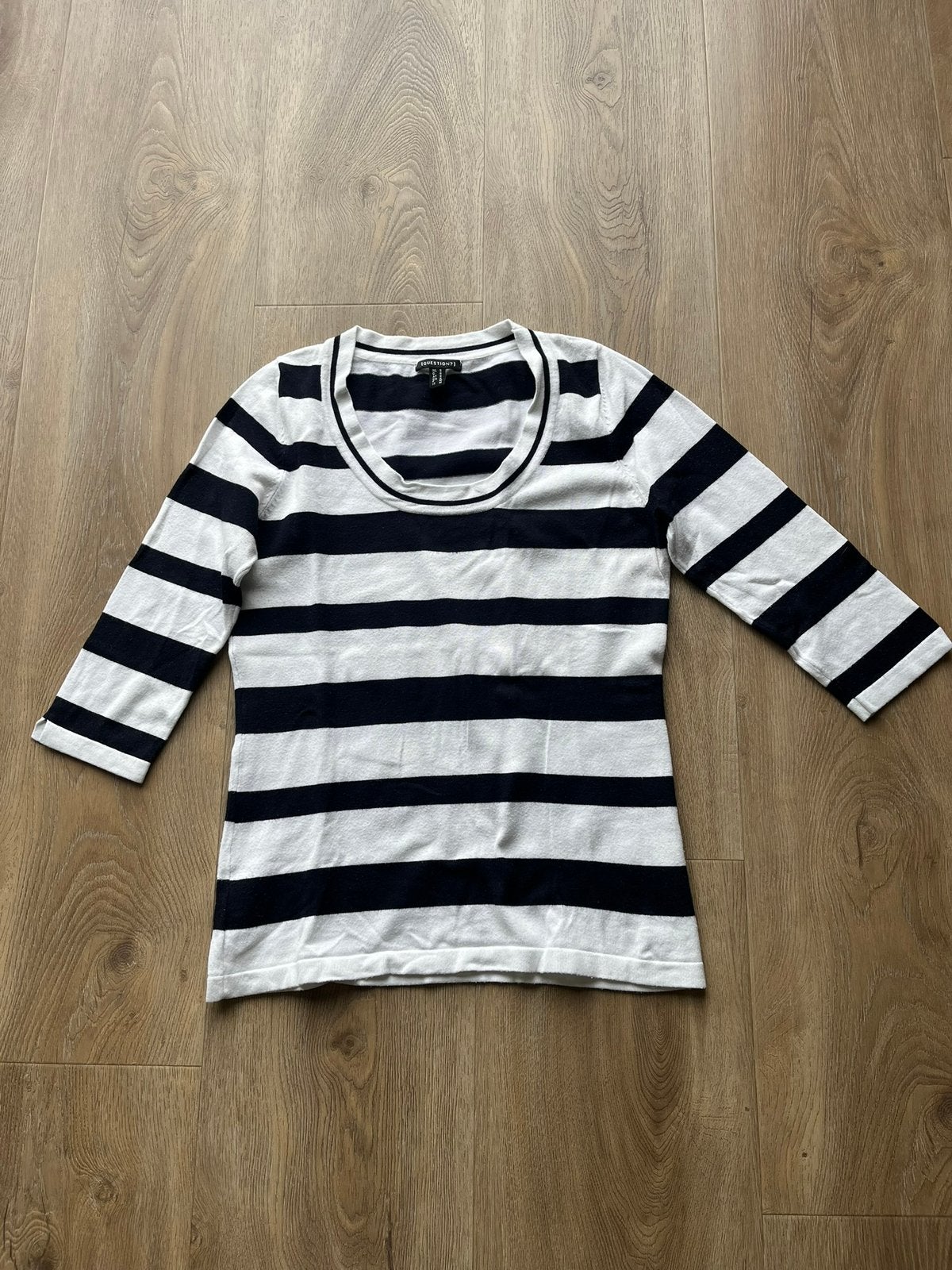 Gestreepte trui Question, Ophalen of Verzenden, Zo goed als nieuw, Maat 36 (S), Blauw