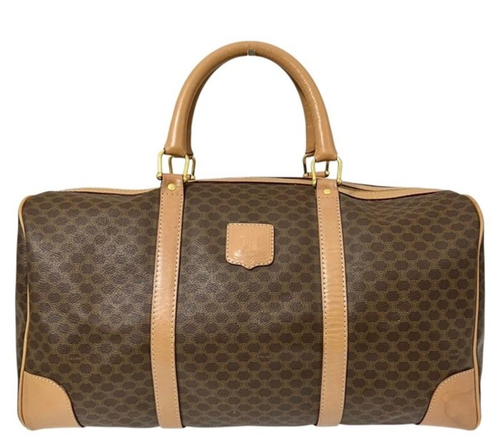Celine boston vintage, 30 cm of meer, Gebruikt, Bruin, Minder dan 35 cm