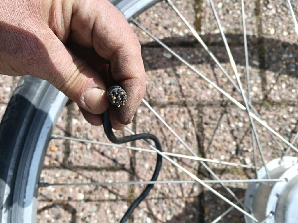 Voorwielmotor Sparta of batavus 36volt, Fietsen en Brommers, Fietsaccessoires | Fietspompen, Ophalen of Verzenden, Gebruikt