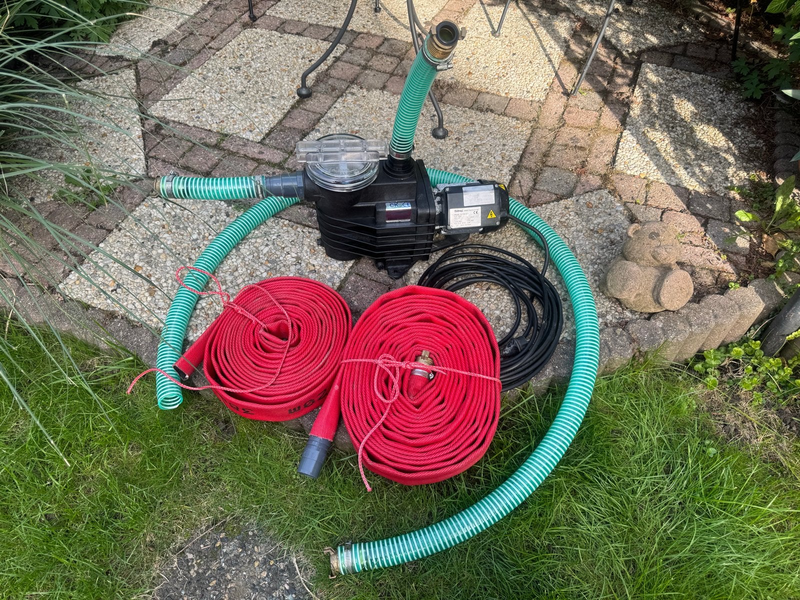 Kripsol M3-MC 63/0.33CV Pomp met Slangen, Ophalen, Minder dan 80 cm, Overige typen, Rond