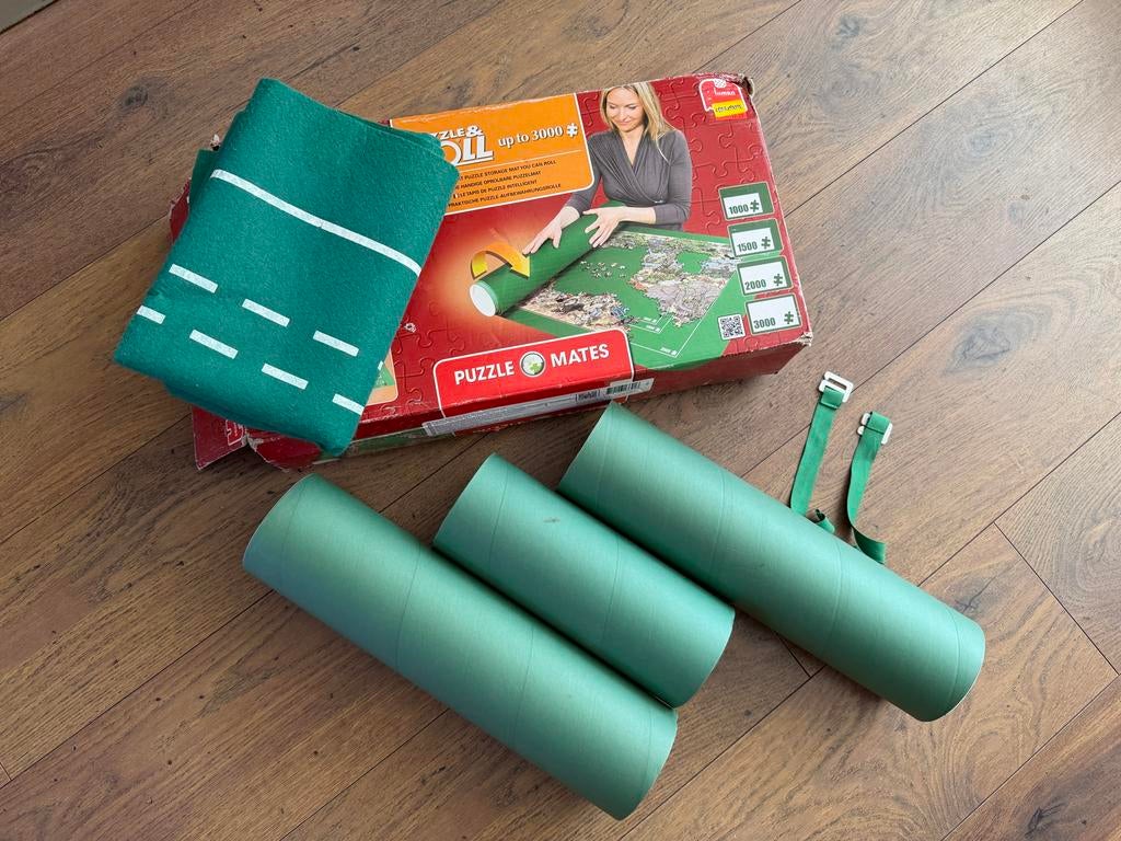 Puzzelmat nauwelijks gebruikt - voor puzzels tot 3000 stukje, Ophalen, Meer dan 1500 stukjes, Zo goed als nieuw, Legpuzzel