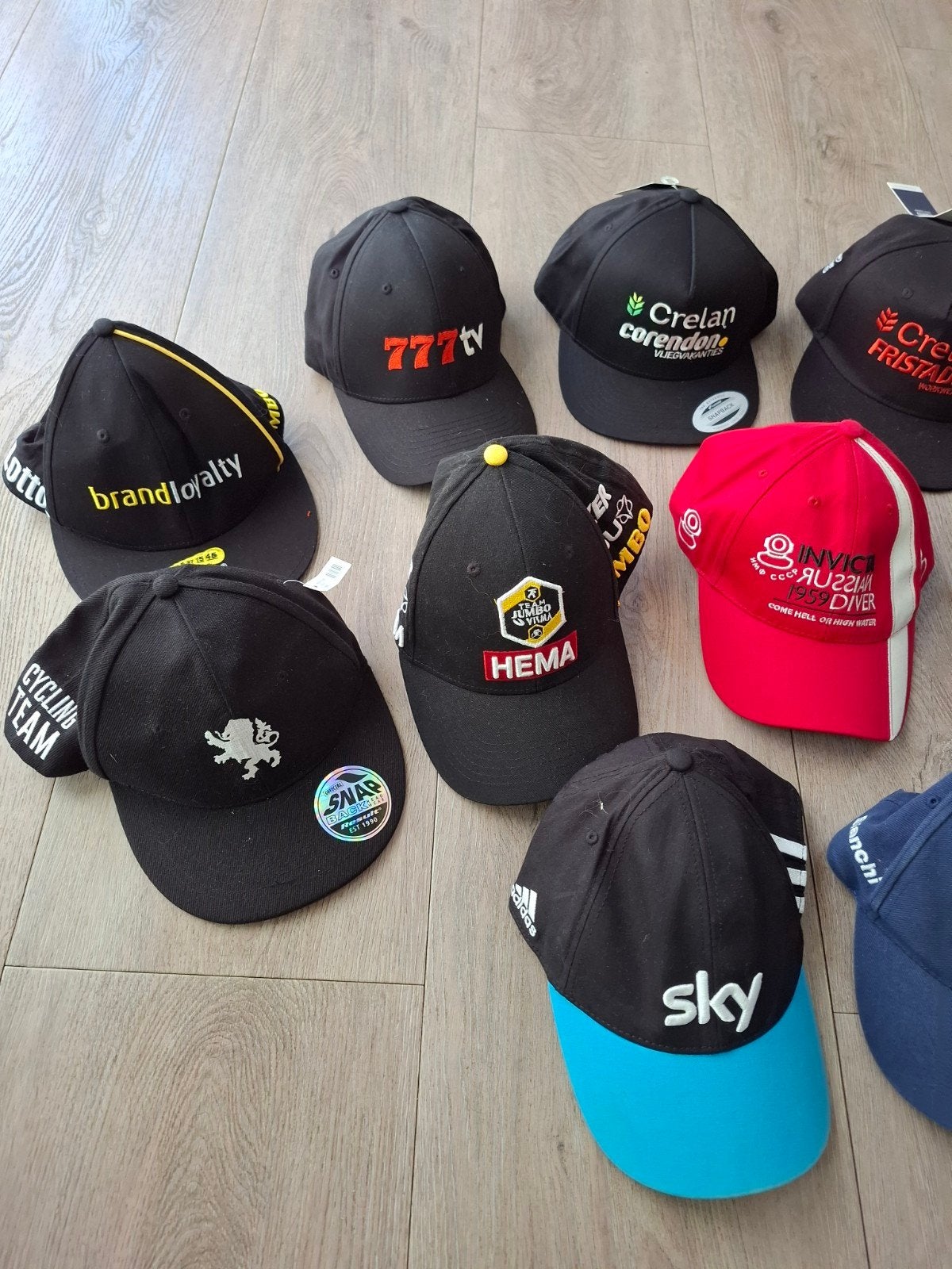 11 base ball caps zgan diverse, Fietsen en Brommers, Ophalen of Verzenden, Zo goed als nieuw, Bovenkleding