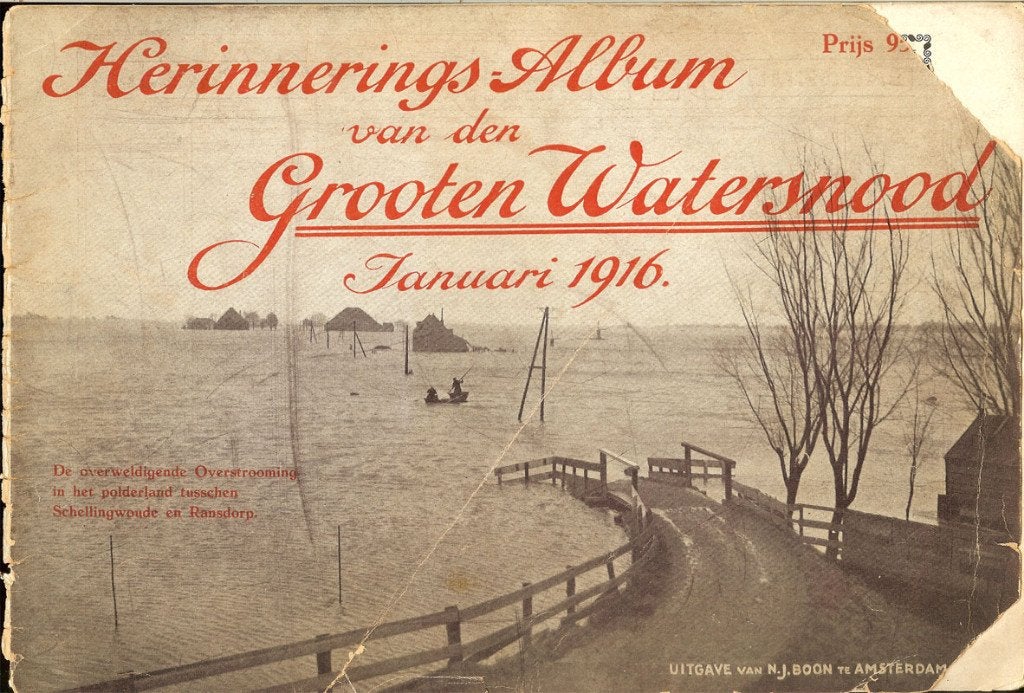 Herinnerinsalbum van den GROOTEN WATERSNOOD Januari, Ophalen of Verzenden, Gelezen