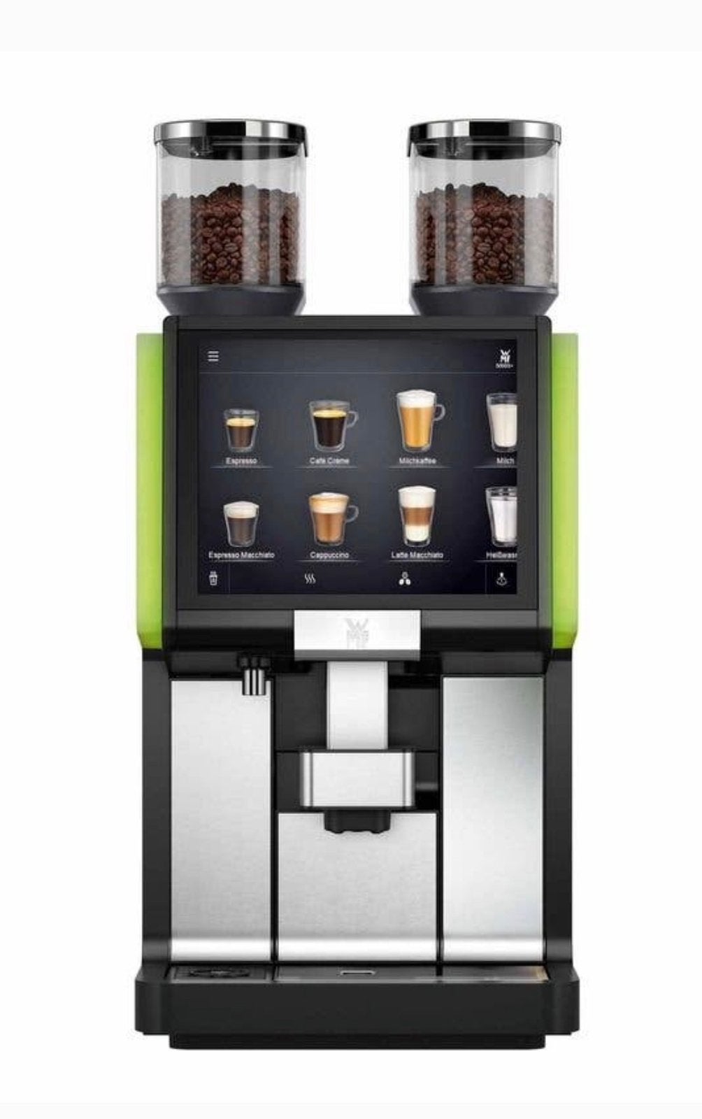 WMF 5000S+ horeca koffiemachine, 10 kopjes of meer, Koffiemachine, Koffiebonen, Zo goed als nieuw
