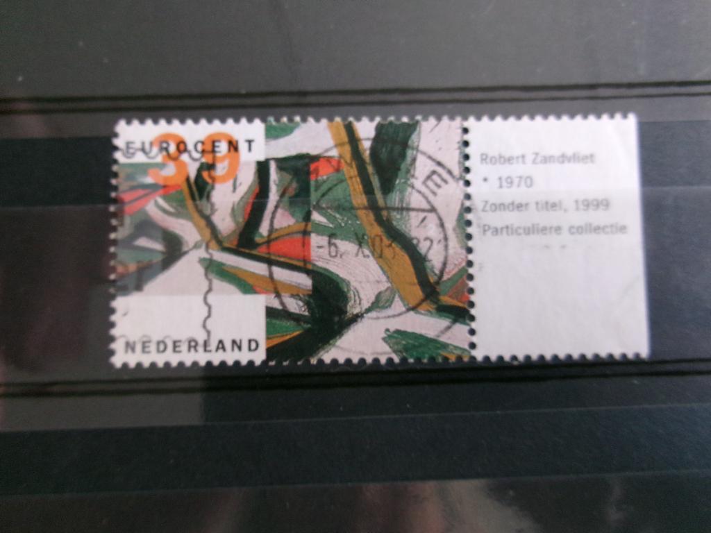 2002 - zonder titel met tab (917c), Verzenden, Gestempeld