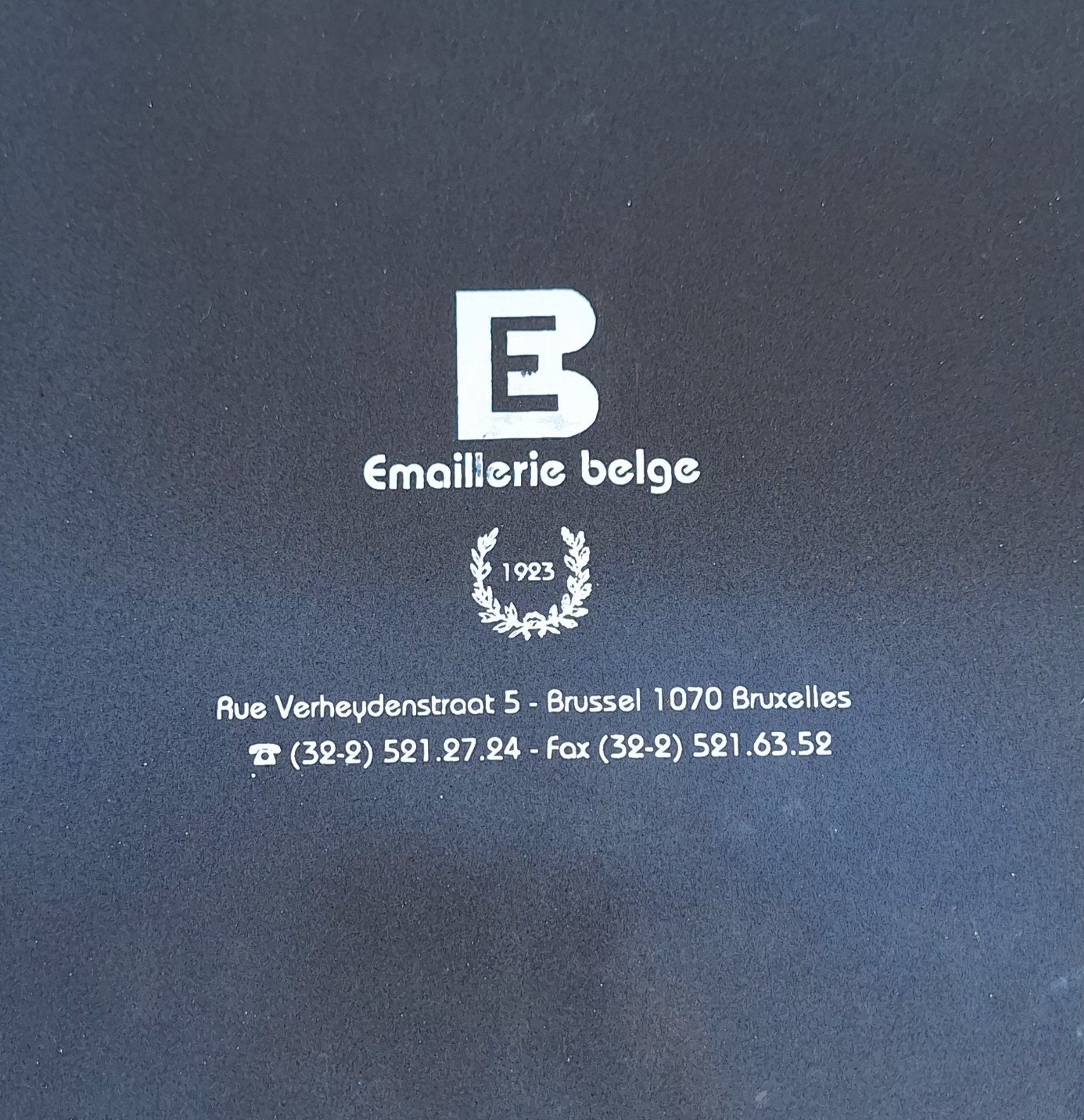 Hoegaarden emaille bier reclamebord, Emaillerie Belge., Reclamebord, Gebruikt, ., Ophalen of Verzenden