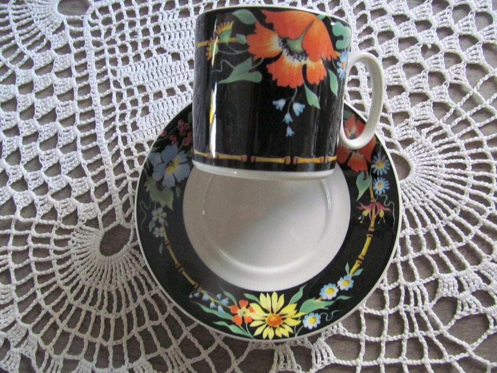 Villeroy & Boch Xenia Kop en Schotel, Keramiek, Villeroy & Boch, Ophalen of Verzenden, Zo goed als nieuw