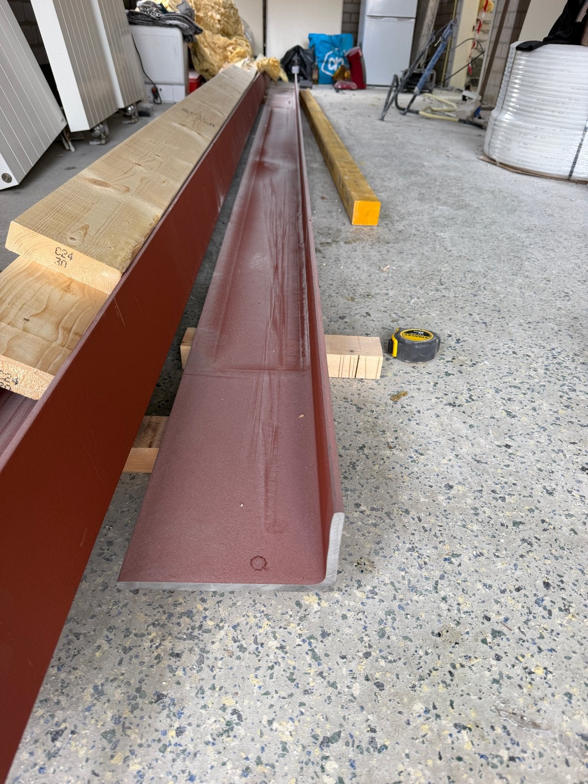 Stalen L-Profiel 200x100x10, Lengte 4660mm - Nieuw, Ophalen, Nieuw, IJzer