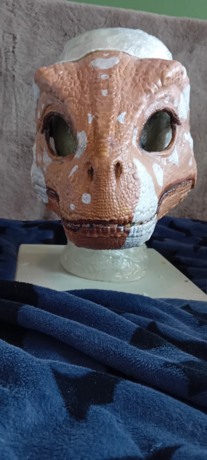 dino masker, Hobby en Vrije tijd, Ophalen of Verzenden, Gebruikt, Overige typen