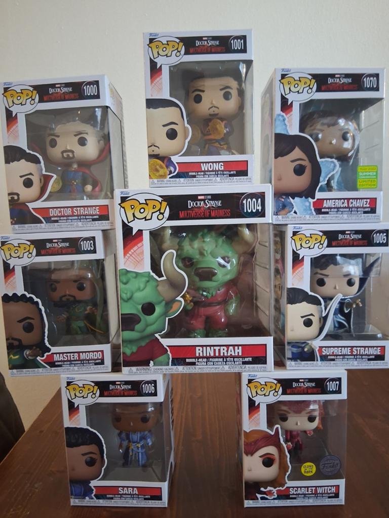 Complete Funko Pop Doctor Strange Multiverse of Madness set, Ophalen of Verzenden, Nieuw