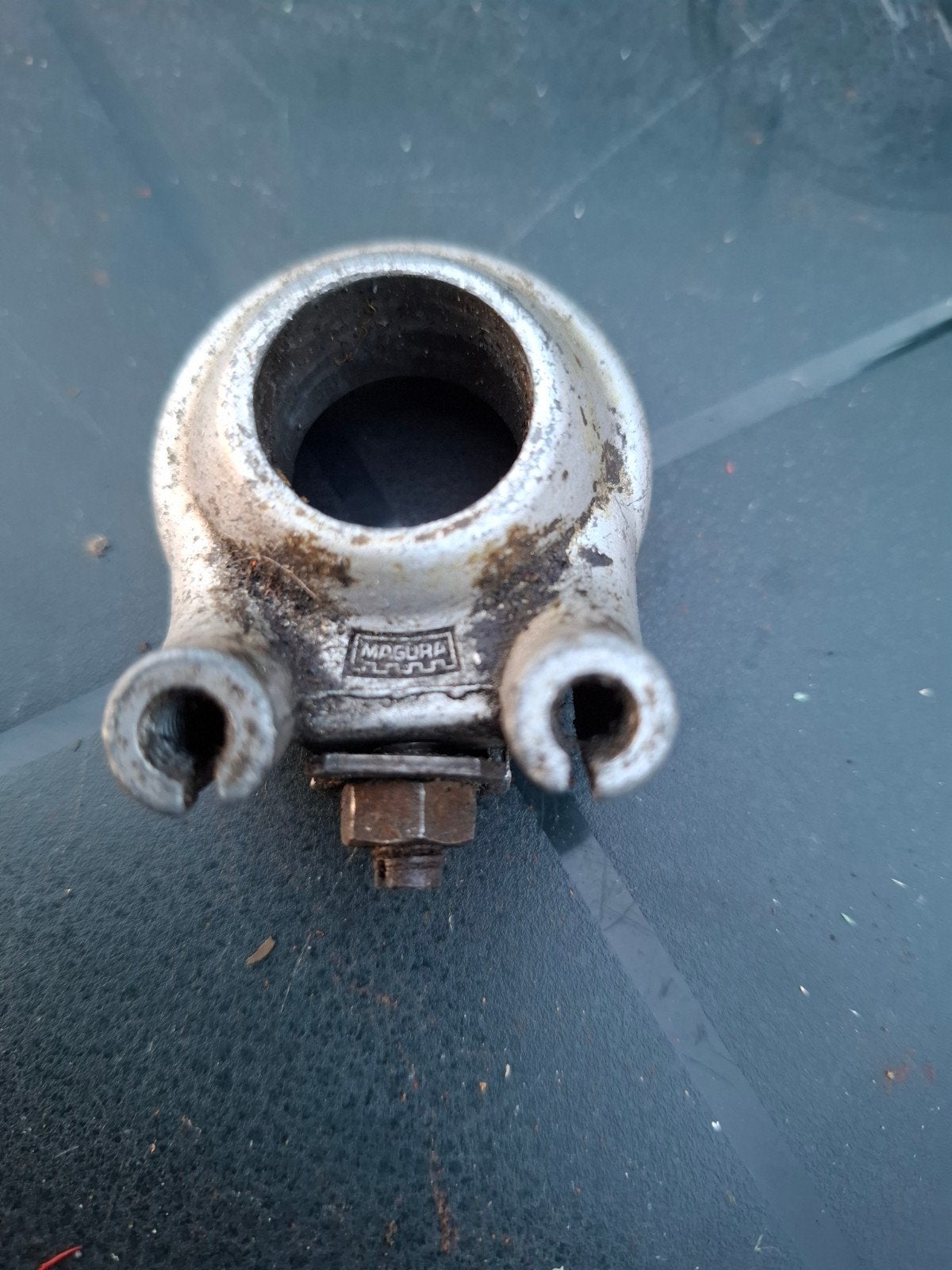Magura gashendel voor brommer 2v, Ophalen of Verzenden, Gebruikt, Overige typen, Magura