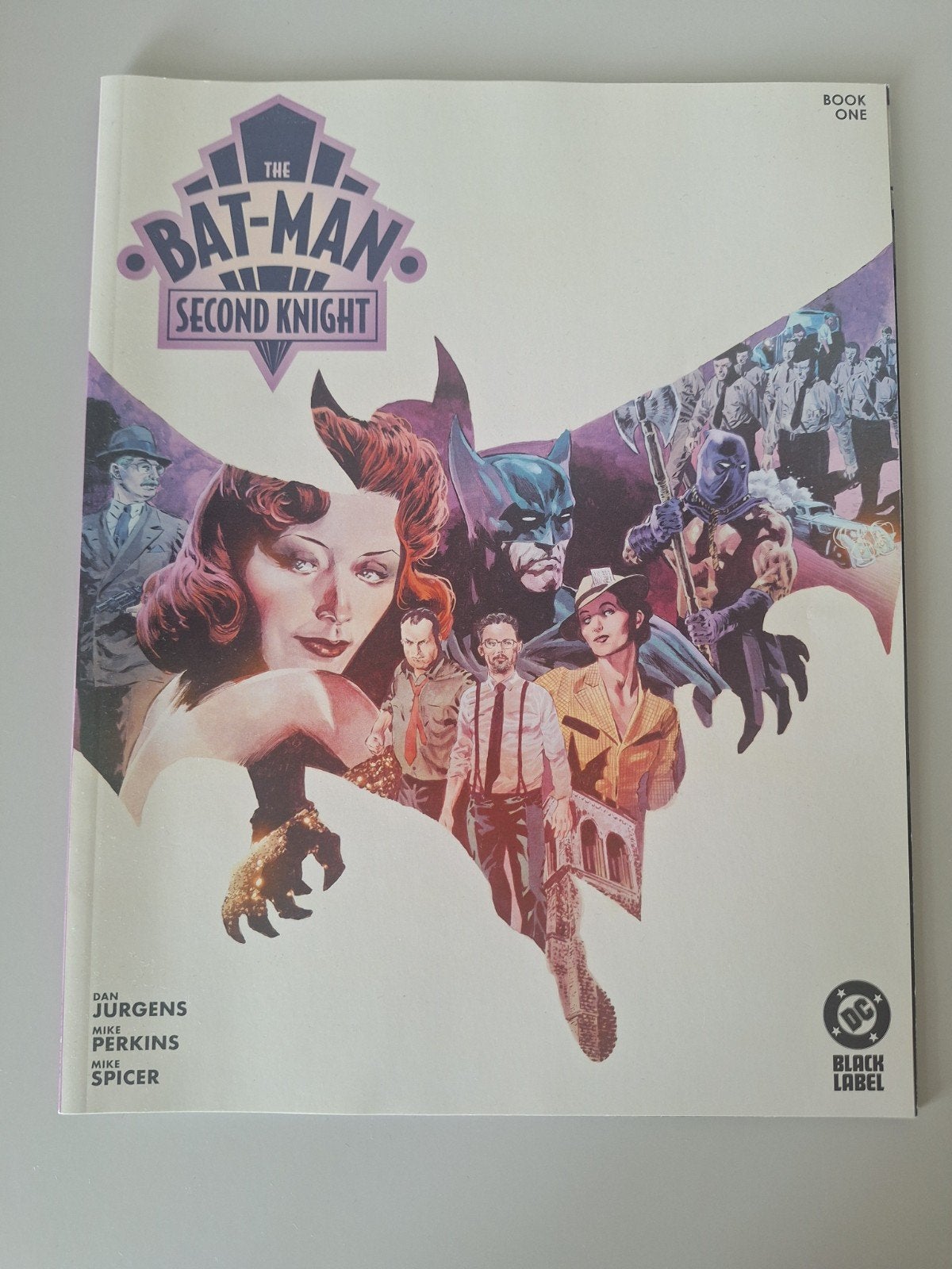 The Bat-Man: Second Knight - Deel 1 (Softcover), Boeken, Eén stripboek, Ophalen of Verzenden, Zo goed als nieuw, Dan Jurgens, Mike Perkins