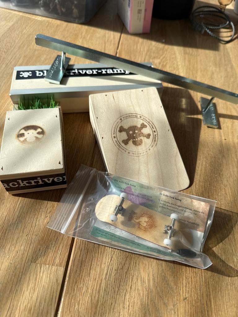 Blackriver Ramps en Bollie Fingerboard Set, Ophalen, Zo goed als nieuw, Jongen of Meisje
