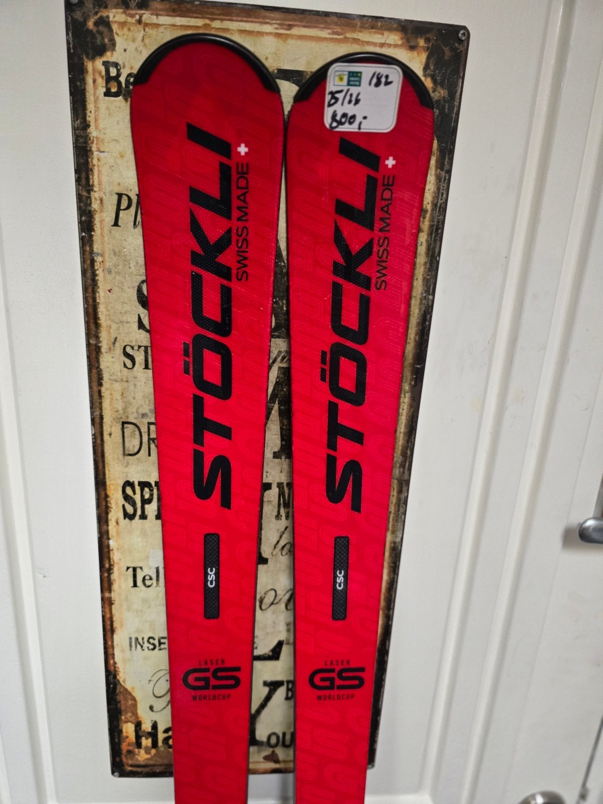 182cm 25/26 STOCKLI LASER GS WORLDCUP NP1600€, Overige merken, Stockli, 180 cm of meer, Ophalen of Verzenden