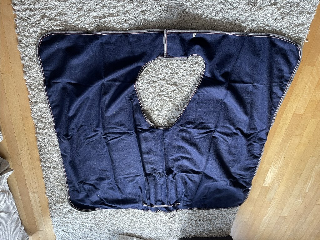 Paardendeken, Ophalen, Gebruikt, Blauw
