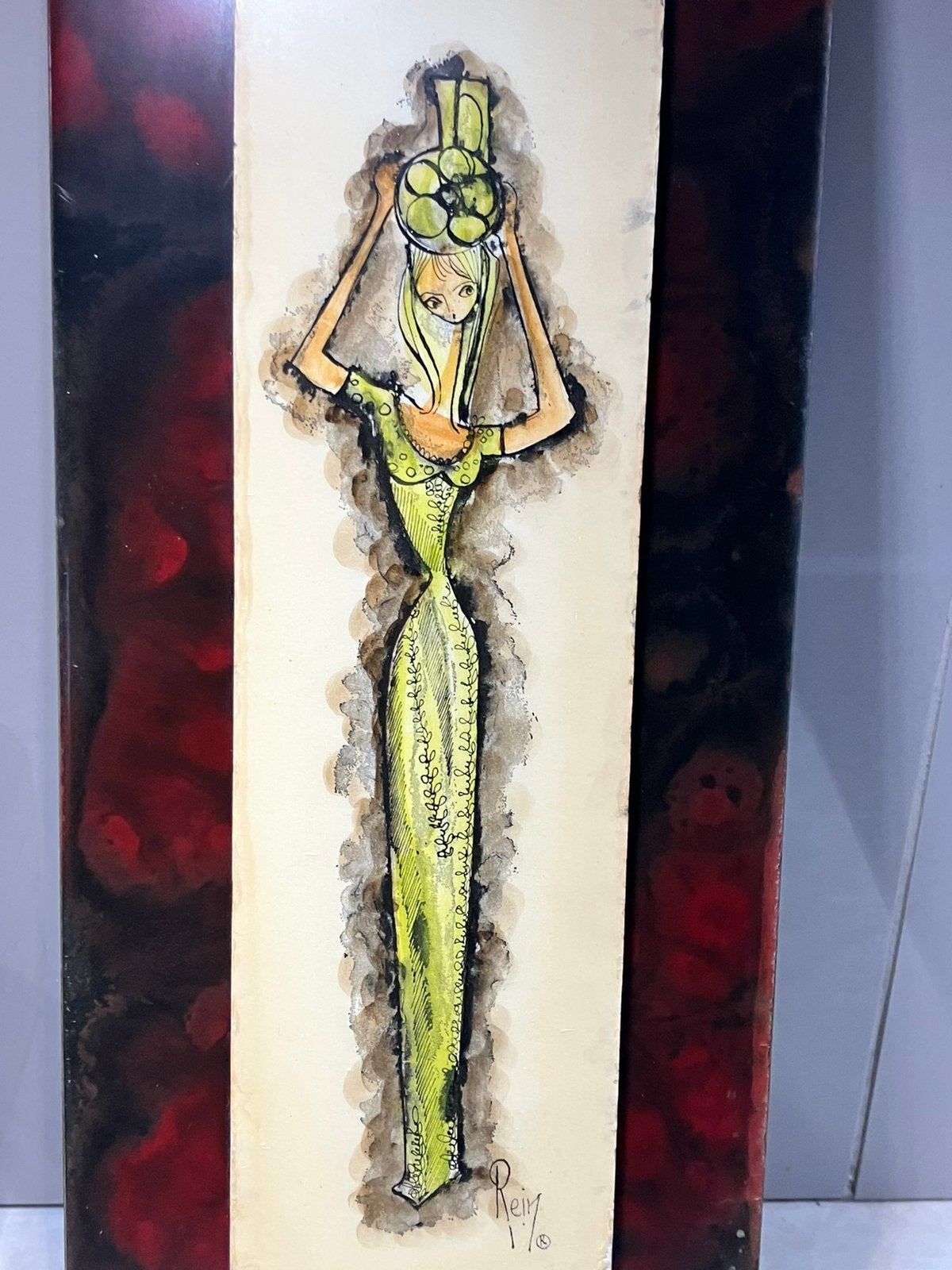 Mid Century Modern wandpaneel ,, Rein” jaren ‘50 - ‘60, Ophalen of Verzenden