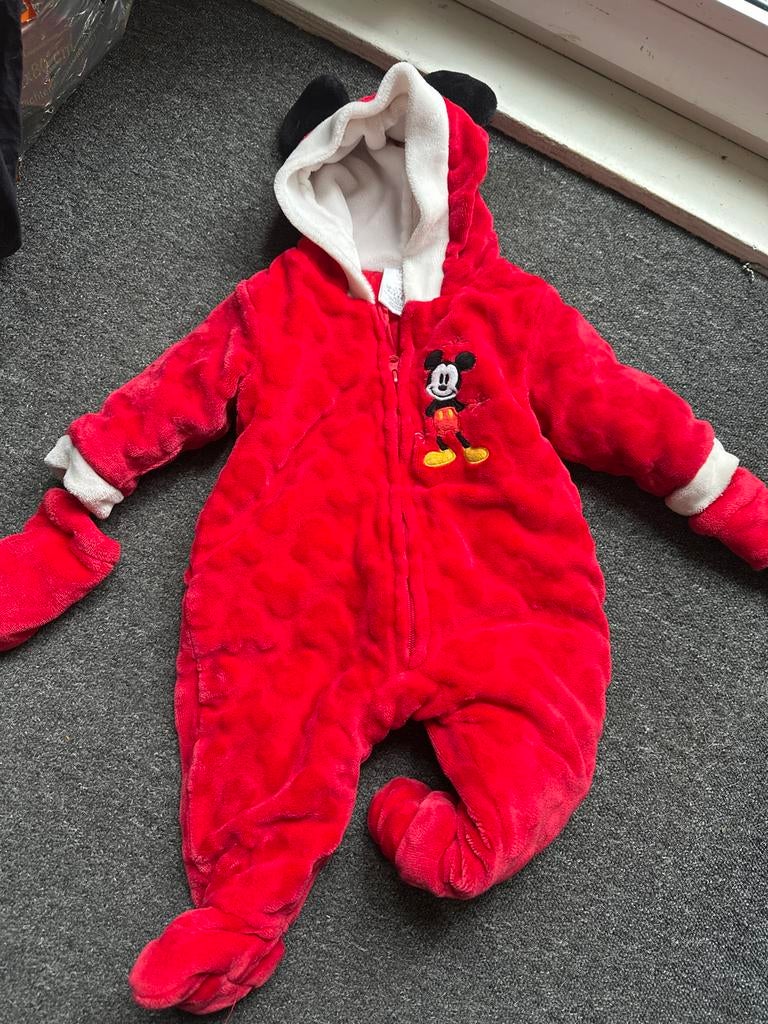 Disney Mickey Mouse Pak - Super Warm Baby Pak Maat 6-9 Maand, Ophalen of Verzenden, Zo goed als nieuw, Jongetje of Meisje