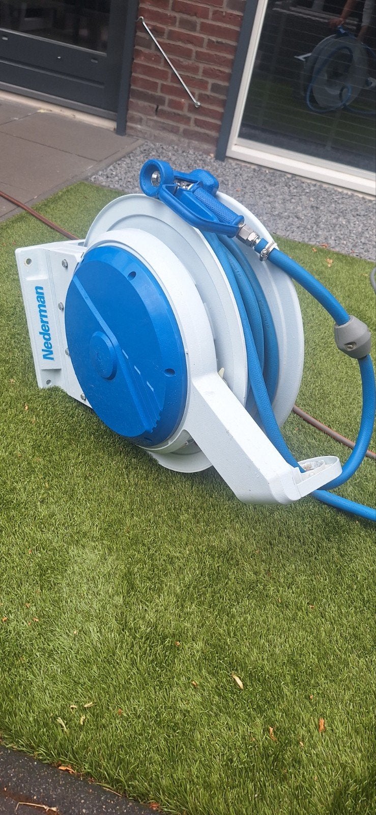 Nederman Slanghaspel 20mtr bj 2017, Ophalen