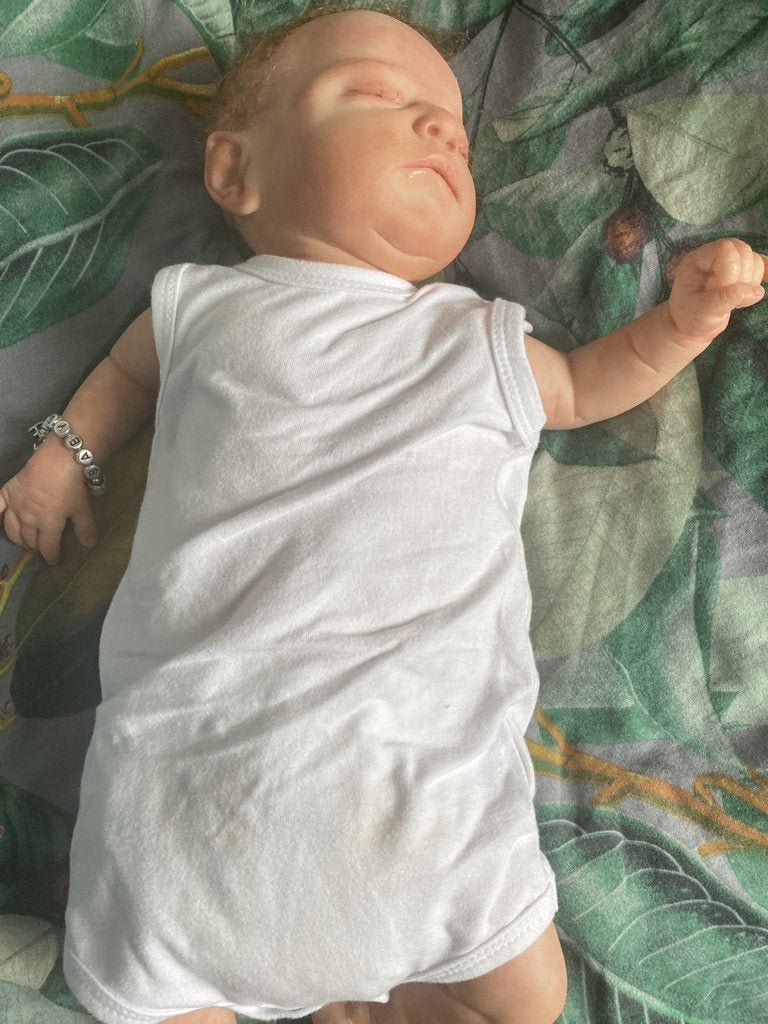 levensechte babypop, Ophalen of Verzenden, Zo goed als nieuw