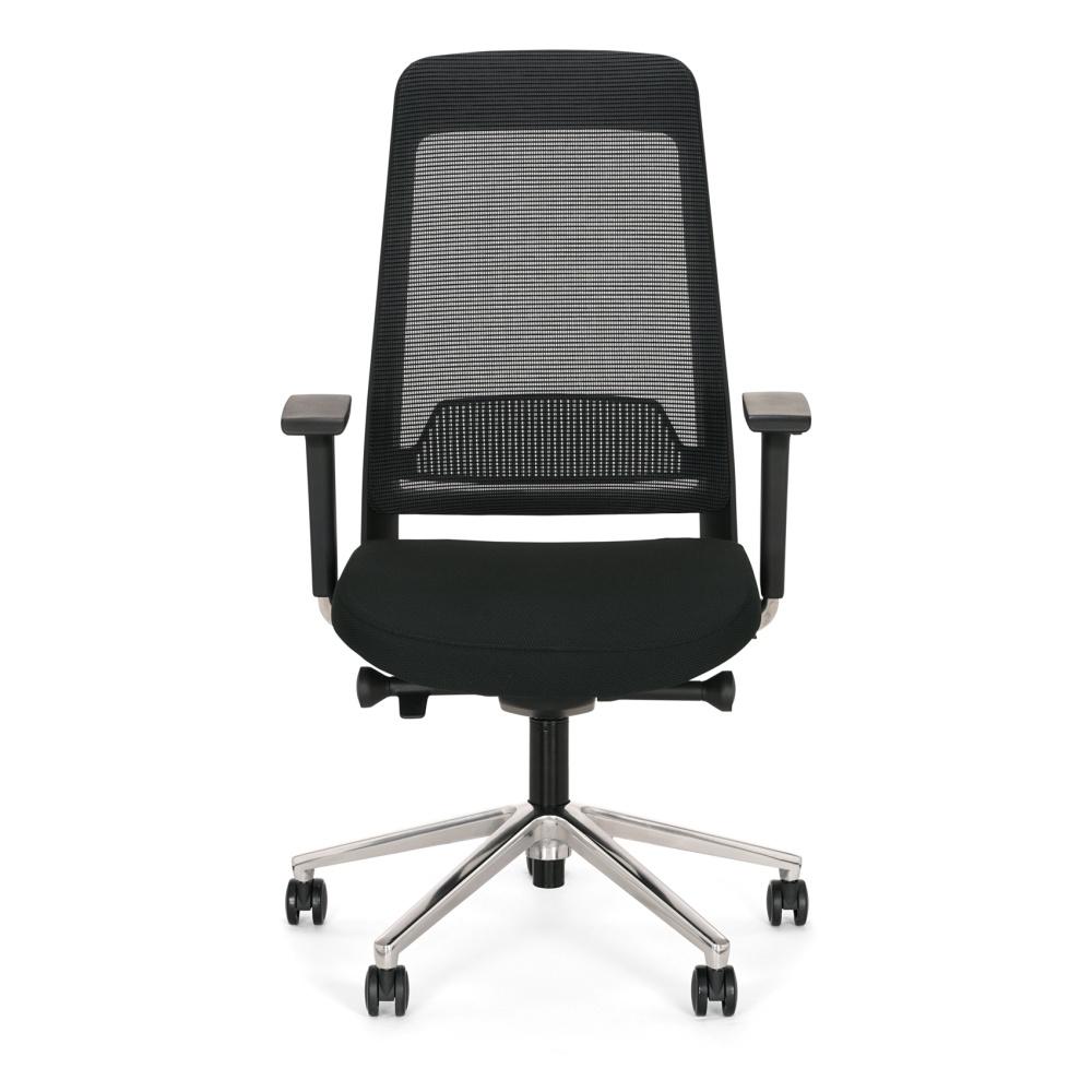 Bureaustoel Ledderra van Cas, Ophalen of Verzenden, Ergonomisch, Nieuw, Zwart