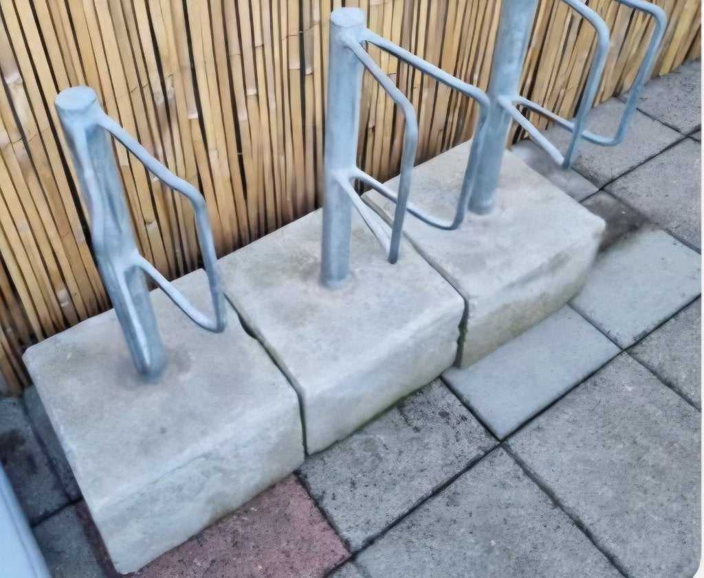 Gezocht Fietsenrek met betonblok, Fietsen en Brommers, Ophalen, 50 km per accu of meer, Overige merken