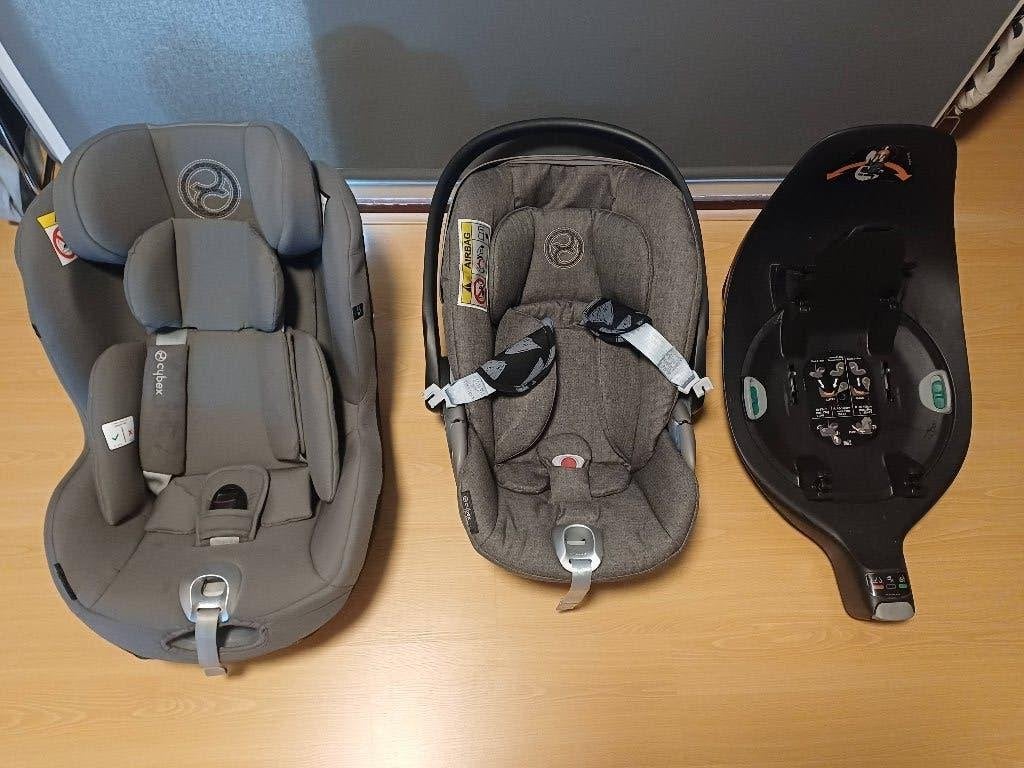 Complete Cybex autostoelset, Verstelbare rugleuning, Gebruikt, 0 t/m 18 kg, Isofix