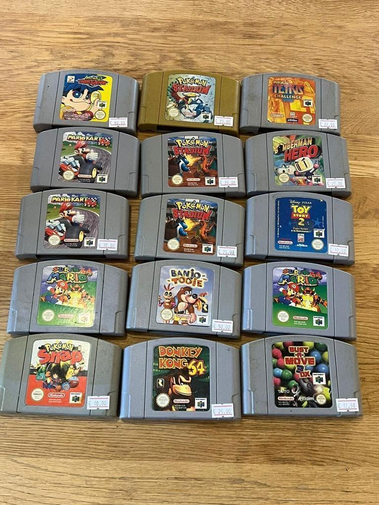 nintendo 64 spellen, Spelcomputers en Games, Games | Nintendo 64, Refurbished, Avontuur en Actie, 1 speler, Vanaf 3 jaar, Eén computer