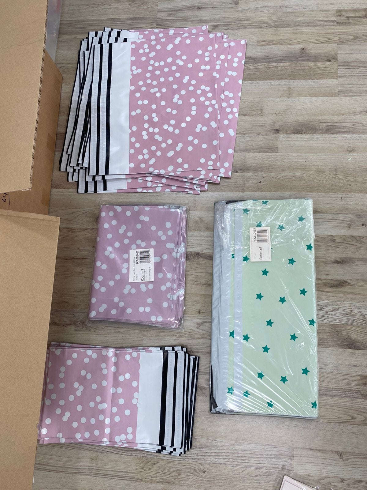 Partij verzendzakken met print | Verpakking en inpakken, Diversen, Cadeaupapier, Ophalen of Verzenden, Nieuw