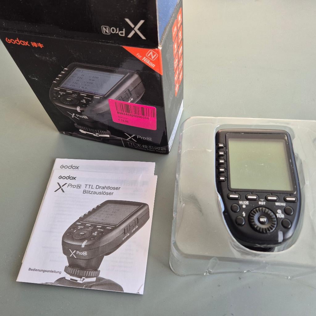 Nikon draadloze flitser trigger transmitter Godox pro, Ophalen of Verzenden, Gebruikt, Nikon