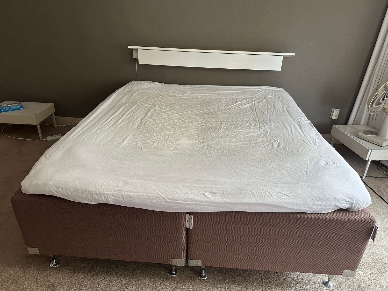 Swiss Sense royal class boxspring, Ophalen, 210 cm, Tweepersoons, Zo goed als nieuw