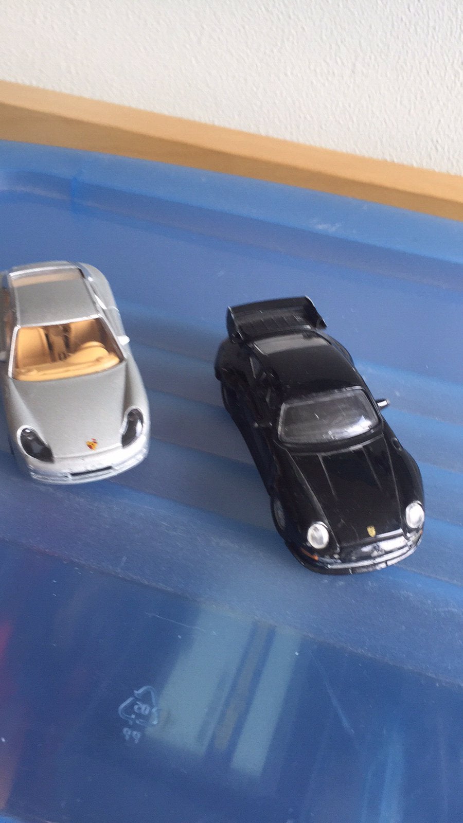 Grijze en zwarte Porsche’s 911 Burago, Ophalen, Zo goed als nieuw