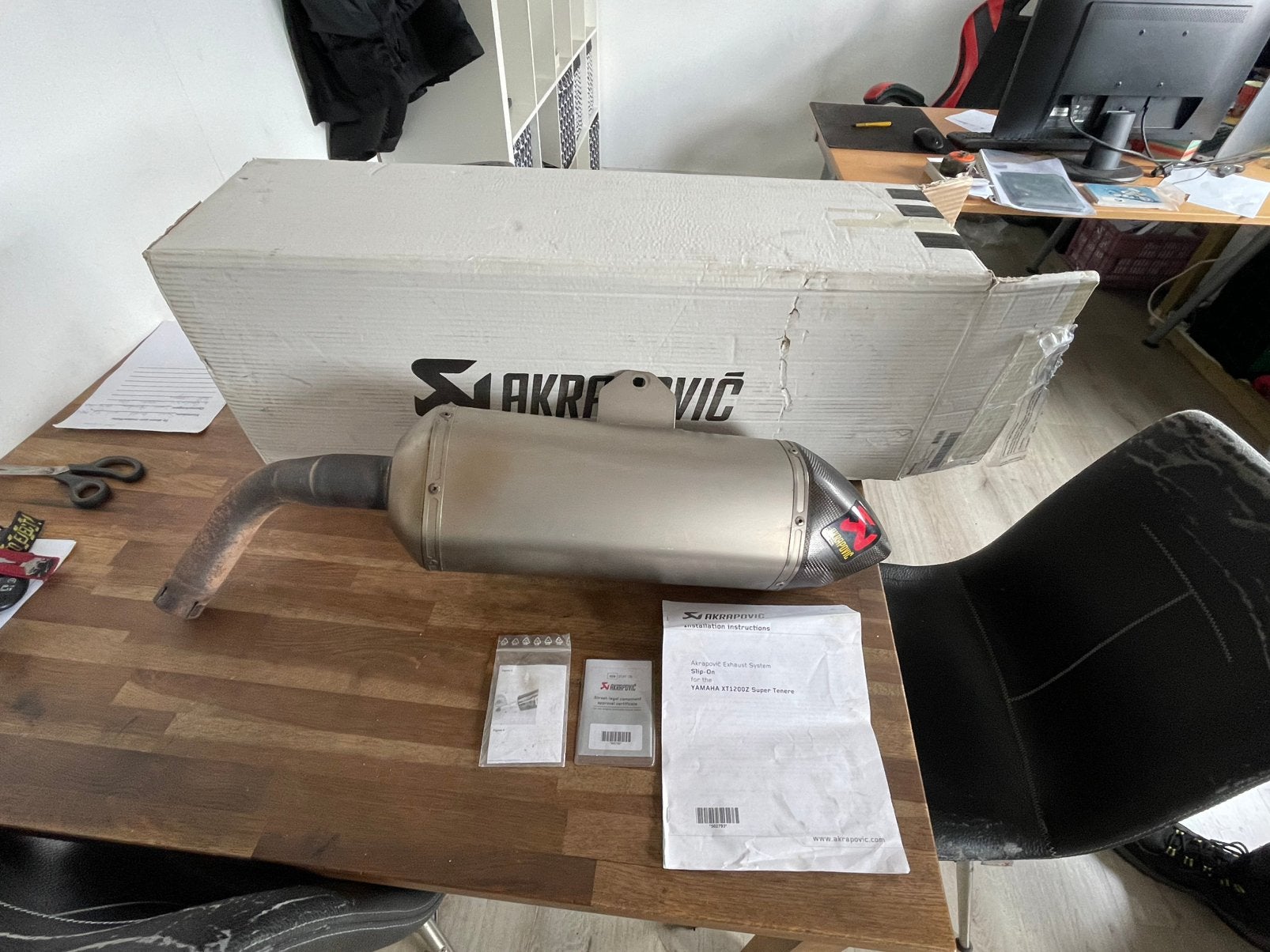 Akrapovic Yamaha xt1200z xt 1200 z super tenere, Ophalen of Verzenden