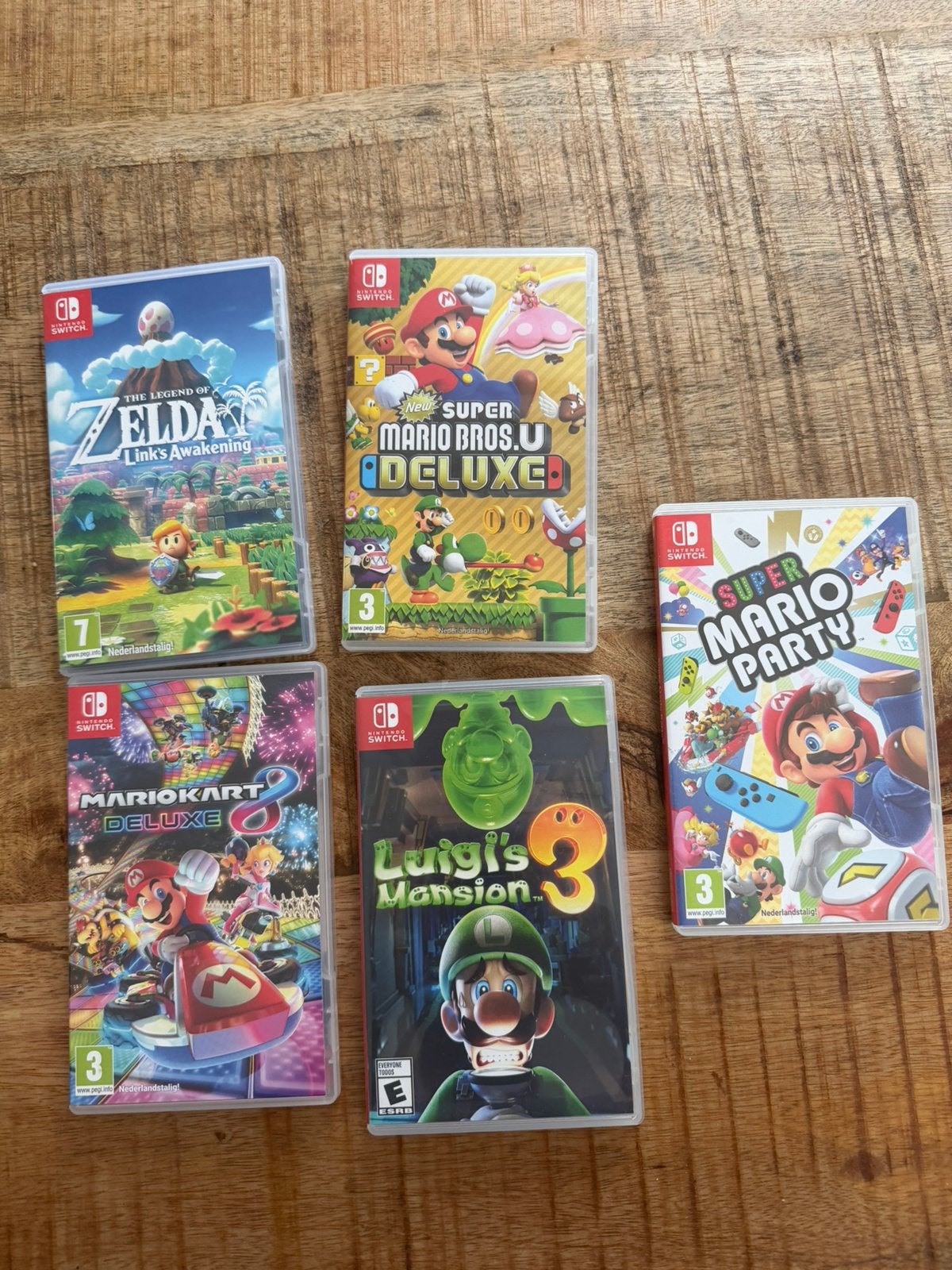 Nintendo switch spellen - mario kart 8 - mario bros -, Spelcomputers en Games, Racen en Vliegen, Ophalen of Verzenden, Zo goed als nieuw