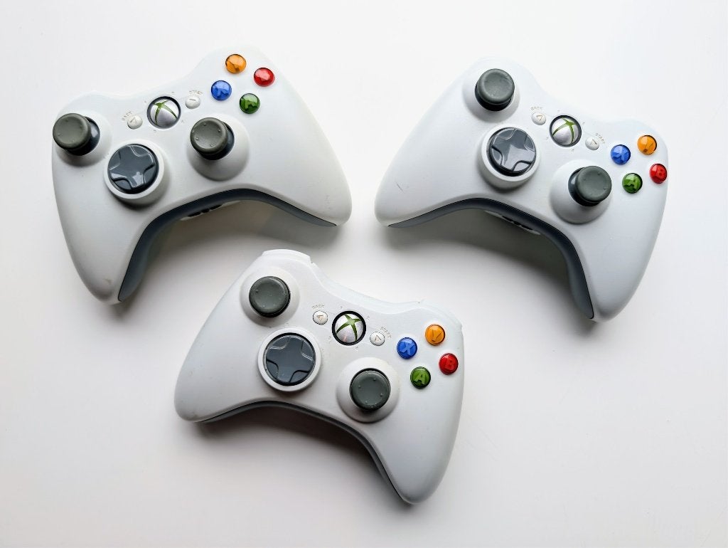 Xbox 360 originele controller draadloos - 3 stuks, Spelcomputers en Games, Gebruikt, Ophalen of Verzenden, Controller, Xbox 360