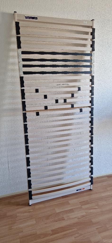Eenpersoons lattenbodem, Ophalen, Gebruikt, 90 cm, Eenpersoons
